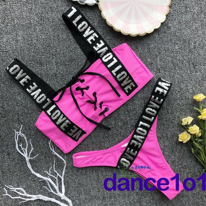 VAN-Women Summer Swimwear Sexy Triangle Bandage Bikini Set Push-up Padded Bra Bathing Suit Swimsuit Beachwear | BigBuy360 - bigbuy360.vn