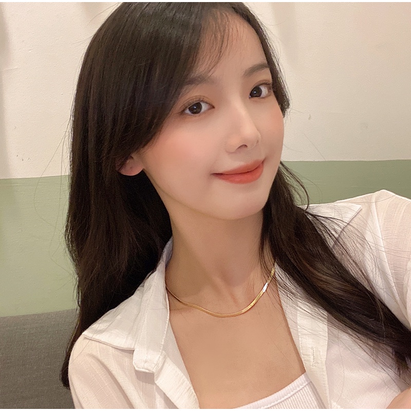 Vòng cổ Hình Xương Rắn Phong Cách hip hop Thời Trang Dành Cho Nam Nữ