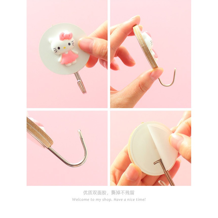 Móc dính treo đồ hình Hello Kitty KT211