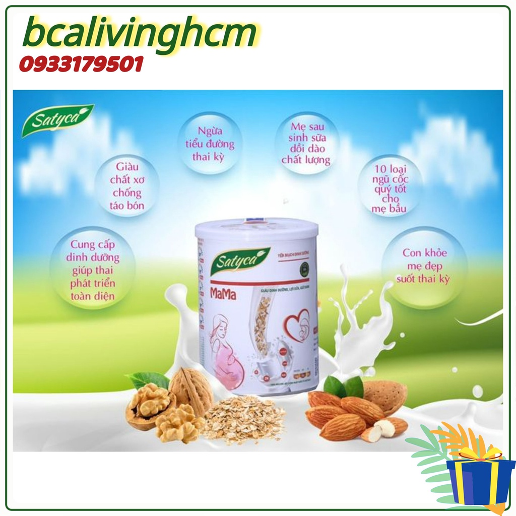 Sữa yến mạch dinh dưỡng Satyca Active Plus  Ma Ma Beauty A+ Gold