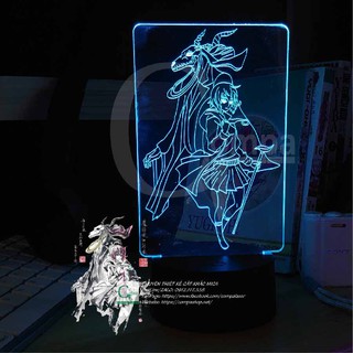 [ĐÈN NGỦ ANIME LED 3D HOT] Đèn Ngủ The Ancient Magus Bride Chise Hatori AAMB0101 16 màu tùy chỉnh COMPASHOP