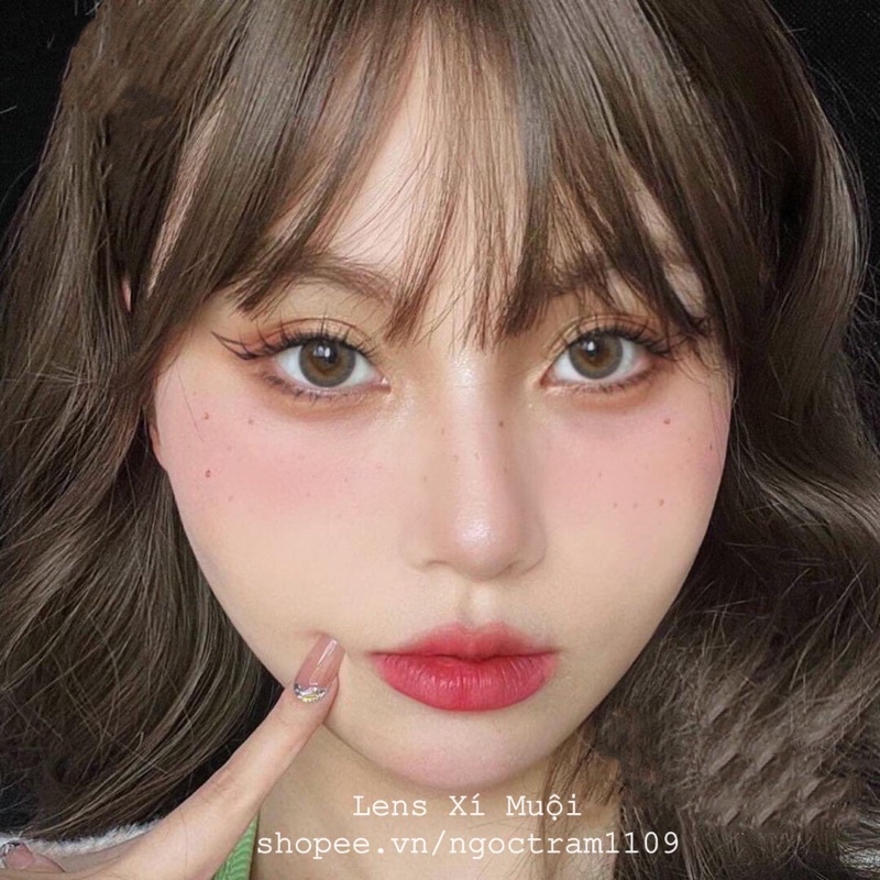 Lens mắt màu xám tây Anne giãn vừa 0 độ