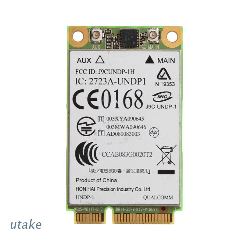 Utake UN2400 EV-DO UMTS HSDPA WWAN Module 483377-002 3G Wireless PCI-E Card For HP