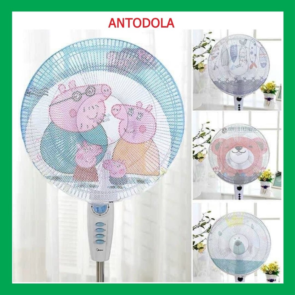 Lưới bọc quạt bảo vệ ngón tay bé, quạt 30-60cm