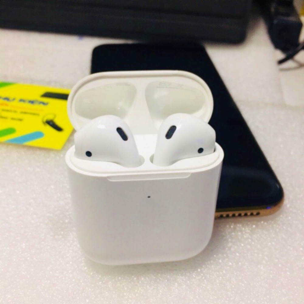 Tai Nghe Bluetooth Airpod 2 Không Dây Tự Động Kết Nối Định Vị Đổi Tên Chất Âm Hay Cực Nhạy Cho Iphone Và Android