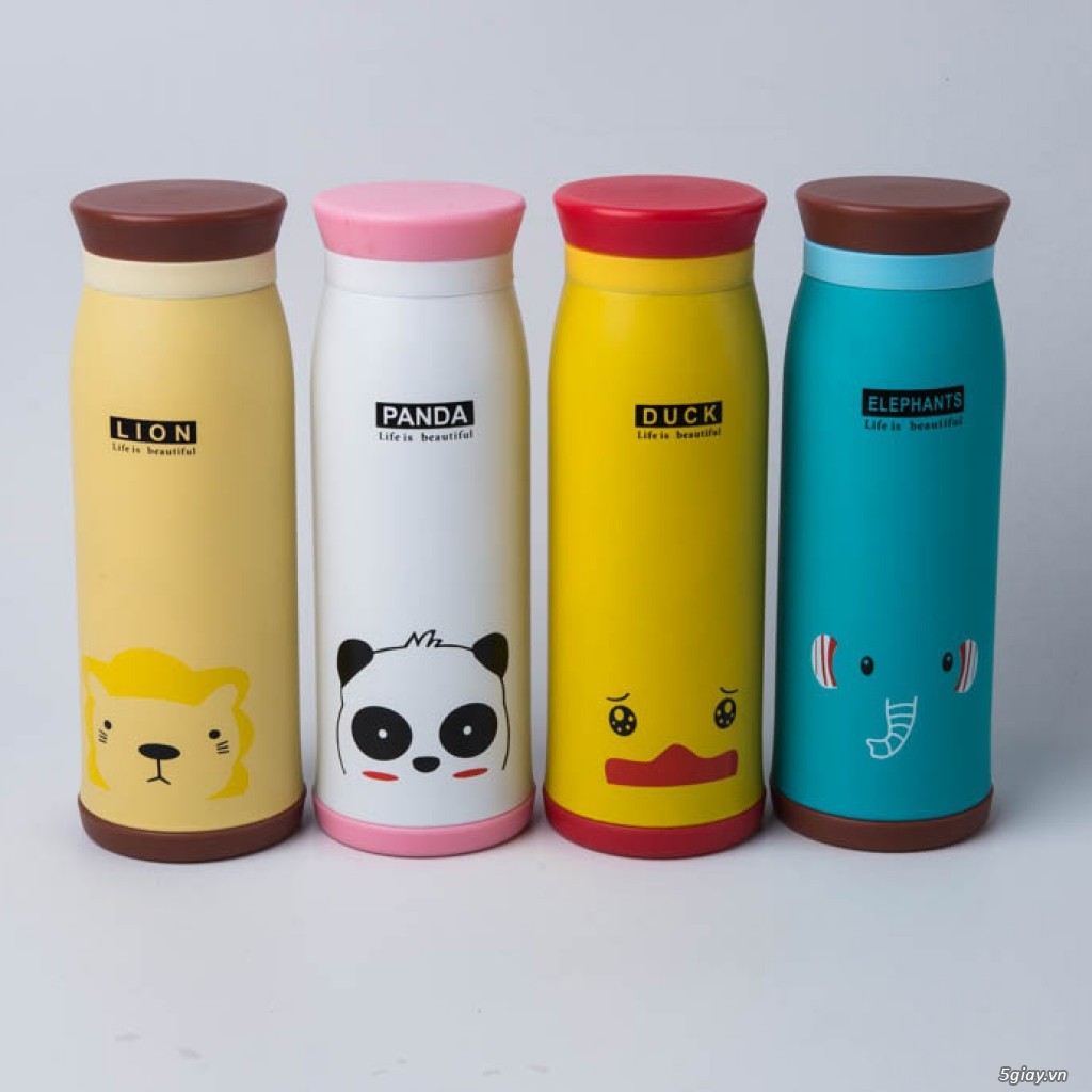 Bình giữ nhiệt kiểu dáng Hàn Quốc 500ml- 350ml - Giao hàng mẫu ngẫu nhiên