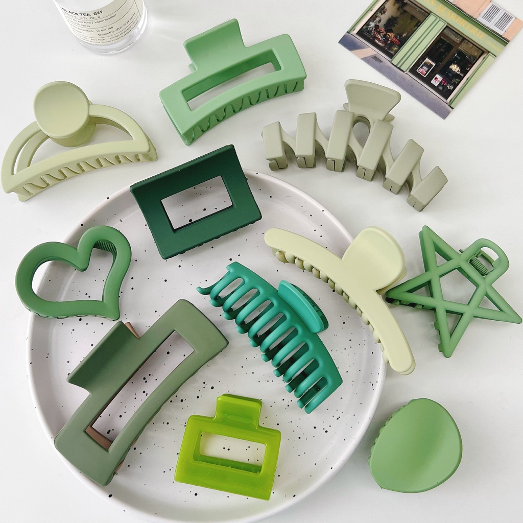 Kẹp Tóc Cá Mập Lớn Phong Cách Hàn Quốc