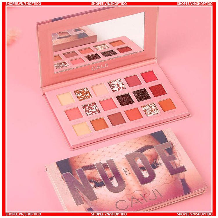 Phấn mắt 18 ô New NUDE CaiJI Eyeshow Palette chính hãng nội địa Trung CAIJI No. CJ-018