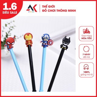 Bút nước anh hùng siêu nhân, người nhện, người sắt, đội trưởng mỹ, người rơi