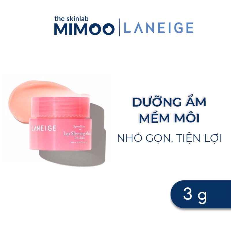 Mặt nạ môi Laneige Lip Sleeping Mask mini 3g - Mặt Nạ Ngủ Dưỡng Ẩm Và Phục Hồi Môi Thâm