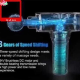 MÁY MASSAGE GUN KH-320 ( 4 ĐẦU )