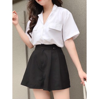 Áo sơ mi tay ngắn cổ danton– mã s30403