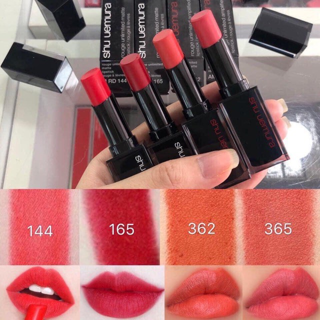 [ Hot ] Son Shu Uemura Vỏ Đen 2019 đủ màu nội địa nhật chuẩn auth 100% bill nhật [ Mua ngay ]