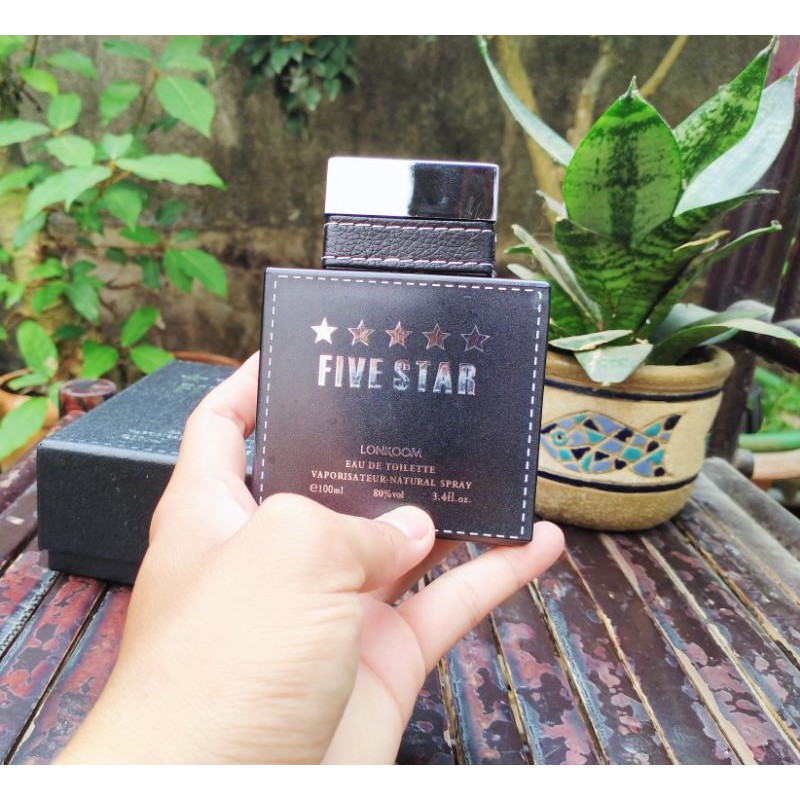 Nước hoa nam chính hãng FIVE STAR 5 SAO LONKOOM 100ml mùi hương nam tính mạnh mẽ sang trọng thơm lâu | Thế Giới Skin Care