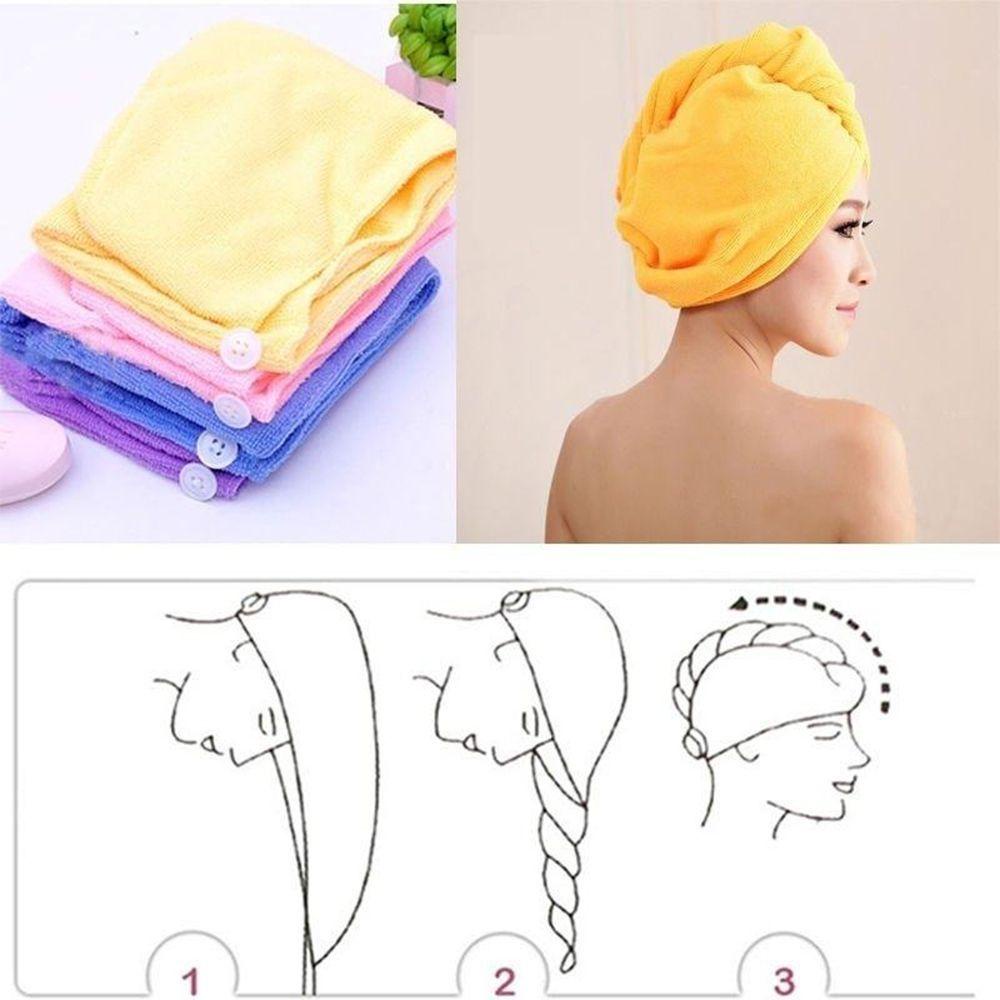Khăn Quấn Khô Tóc Thần Kỳ Nhanh Khô