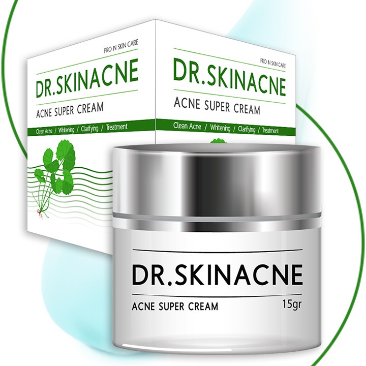 Kem Giảm Mụn Ngừa Thâm Liền Sẹo DR.SKINACNE Chính Hãng