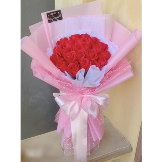 Bó hoa sáp thơm vĩnh cửu giá rẻ quà tặng