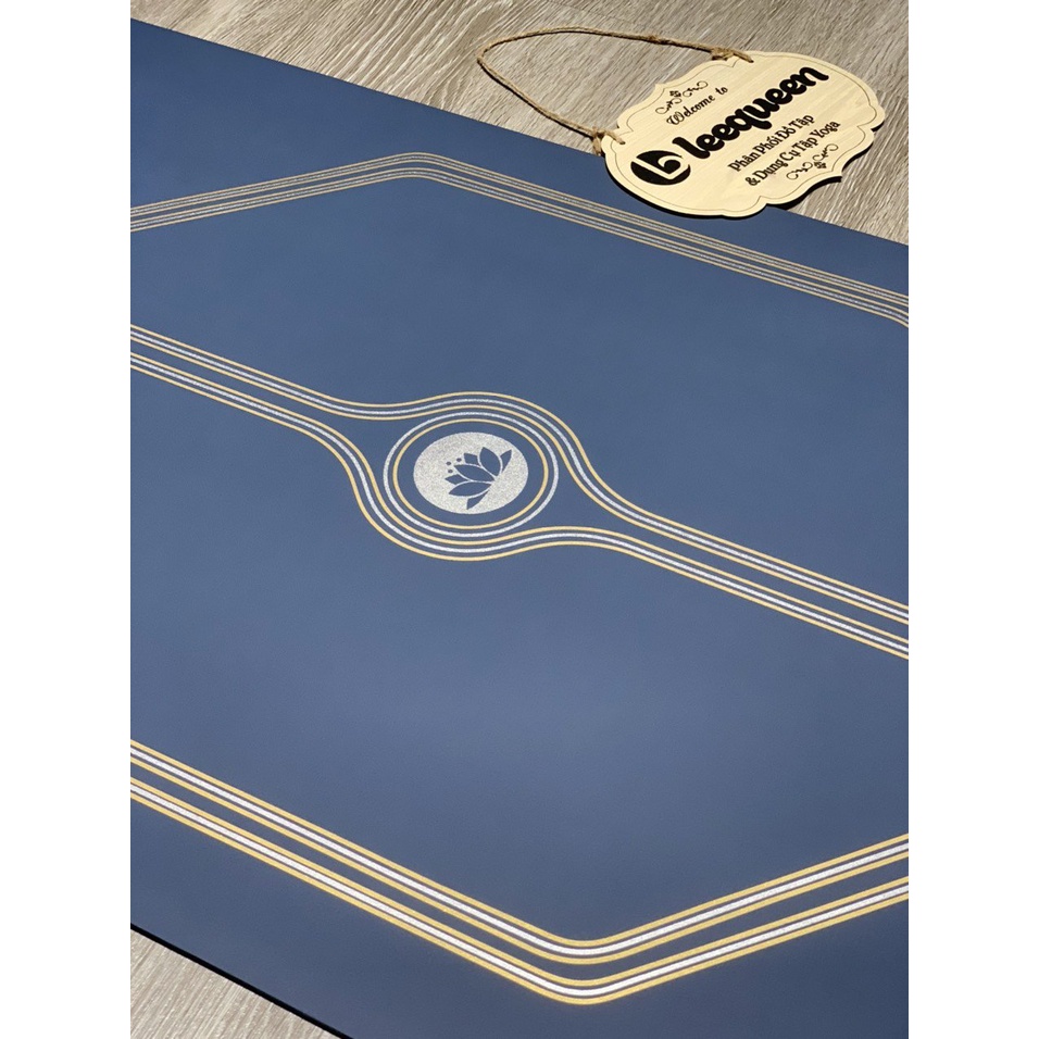 Thảm tập yoga cao su PU cao cấp LOUIS Platinum chống trơn trượt, thấm hút mồ hôi, tặng túi đựng thảm cao cấp