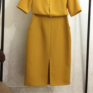 Chân váy xẻ trước các màu