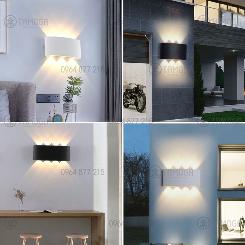 Đèn Treo Tường Hắt 2 Đầu, 4 tia, 6 tia 6W DH 3001