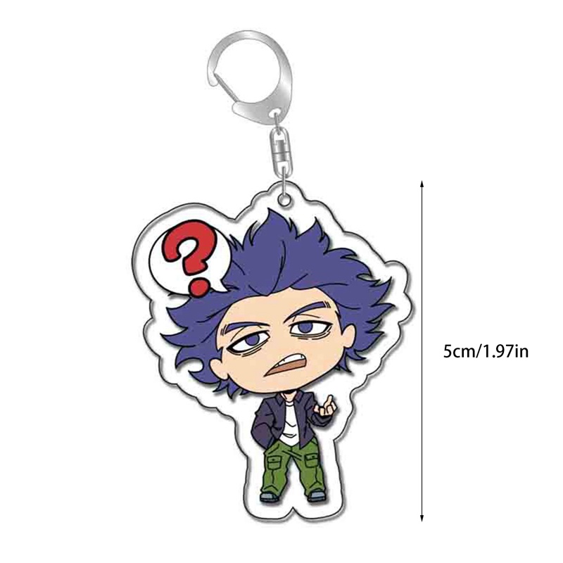 Móc Khóa Acrylic Hai Mặt Trong Suốt Họa Tiết Anime My Hero Academia