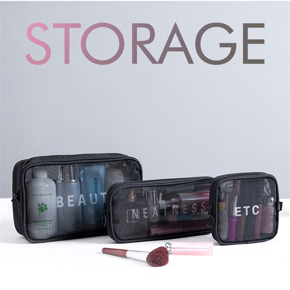 Túi lưới đựng đồ trong suốt đa năng dễ mang theo đi du lịch