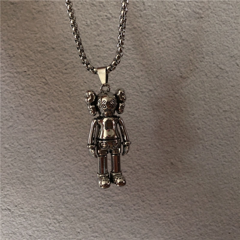 Vòng Cổ Gắn Mặt Hình Búp Bê Hoạt Hình Cá Tính Phong Cách Hip-Hop