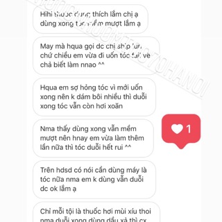 Thuốc ép/ duỗi tóc không cần nhiệt