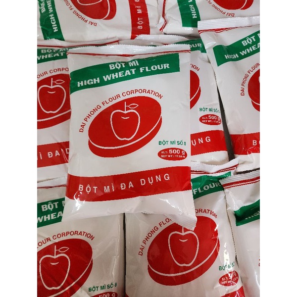 BỘT MÌ ĐA DỤNG HIỆU TÁO ĐỎ GÓI 500GR