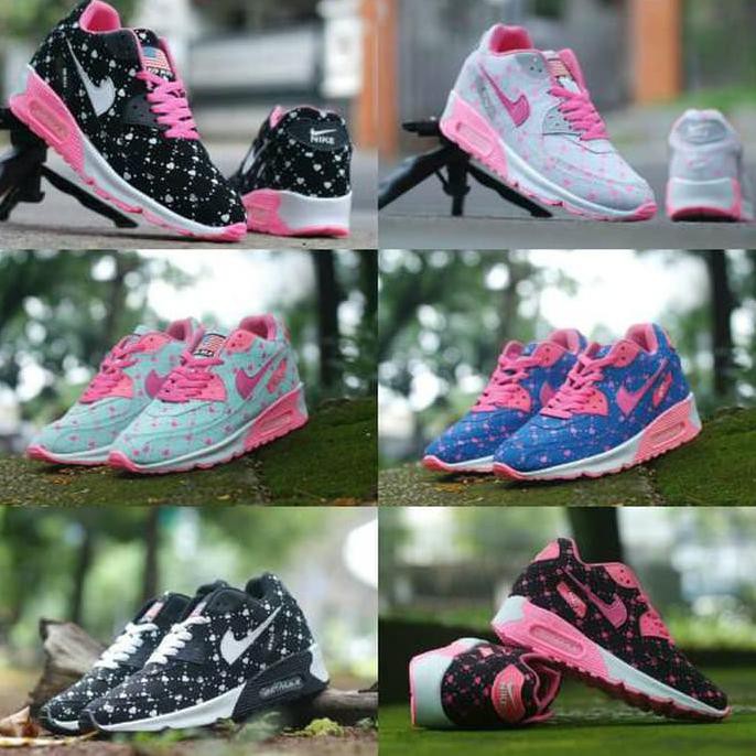 Giày Thể Thao Nike Airmax 90 Thiết Kế Năng Động Hợp Thời Trang Cho Bạn Gái