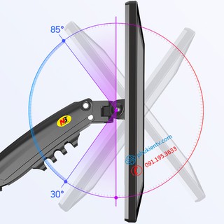Giá treo màn hình NB H80 17 - 27 Inch Giá đỡ màn hình máy tính xoay 360 độ - Tay treo màn hình chính hãng