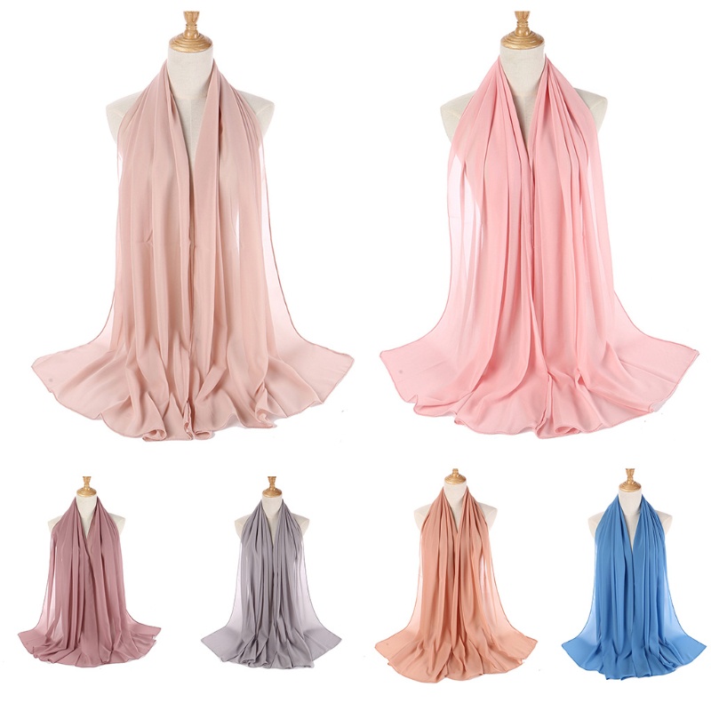 Khăn Voan Trùm Đầu Chống Trượt Đính Ngọc Trai Sang Trọng