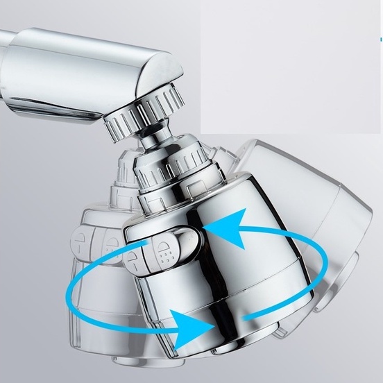 Đầu vòi nước tăng áp tạo bọt ,2 chế độ xoay 360 độ tiện dụng cho vòi rửa chén bát