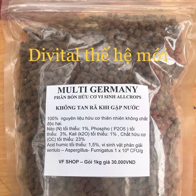Phân bón hữu cơ vi sinh Multi germany