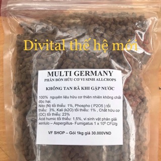 Phân bón hữu cơ vi sinh Multi germany