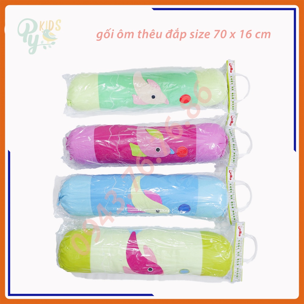 Gối ôm Bella đắp hình thú 70x16cm size lớn cho bé từ 1-4 tuổi