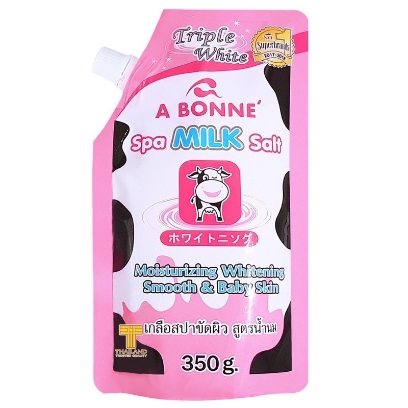 Muối tắm sữa bò tẩy tế bào chết A Bonne Spa Milk Salt Thái Lan 350gr