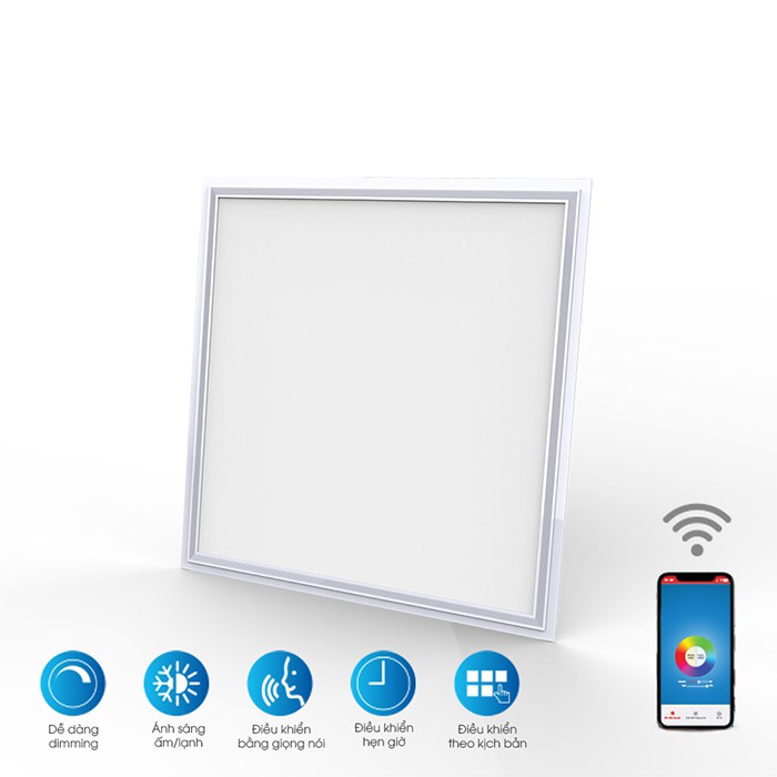 Đèn LED Panel điều khiển từ xa bằng app điện thoại model: D P02 60x60 40W.WF