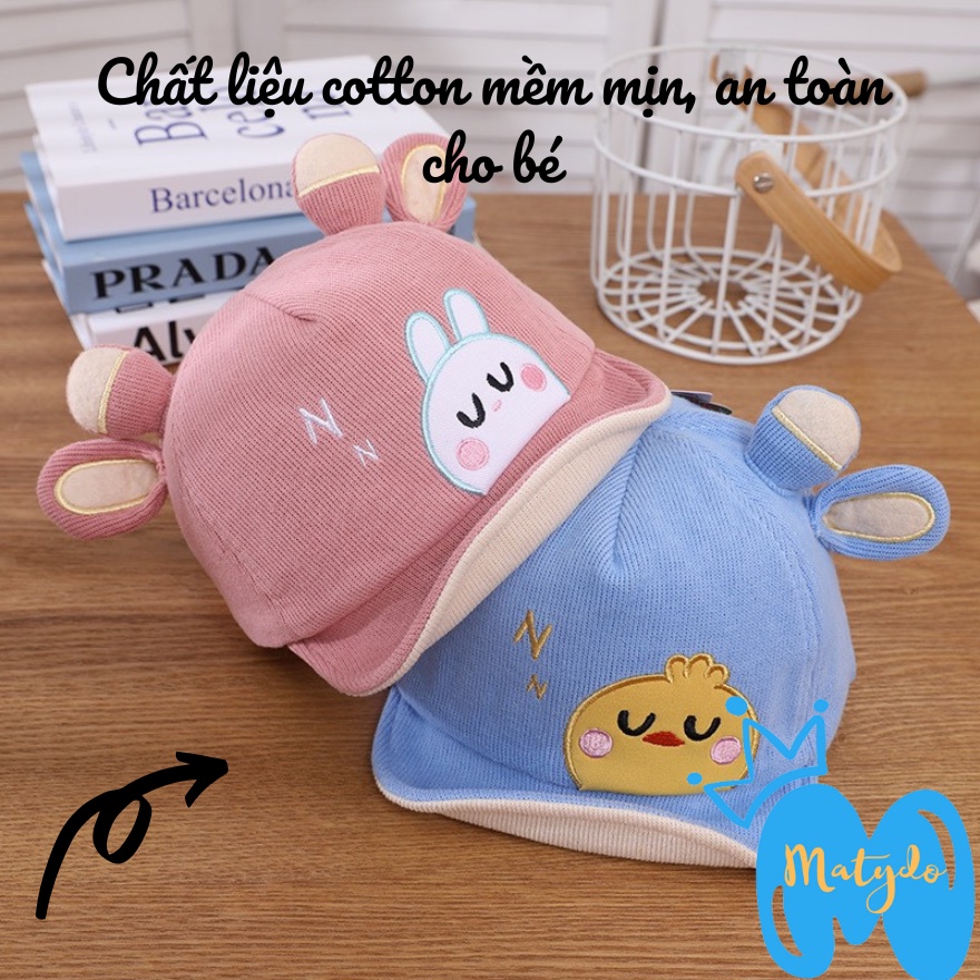 Mũ cho bé gái bé trai MATYDO nón lưỡi trai hình động vật đáng yêu phụ kiện trẻ em