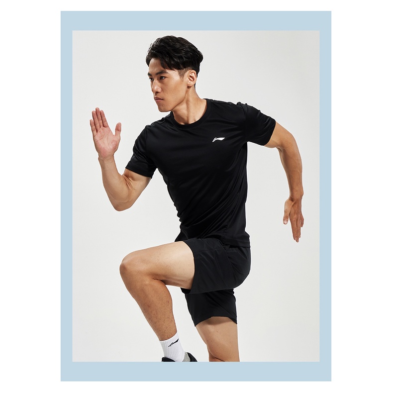 Áo cộc nam Lining - Dòng ATDRY thun lạnh cập nhật phiên bản 2023