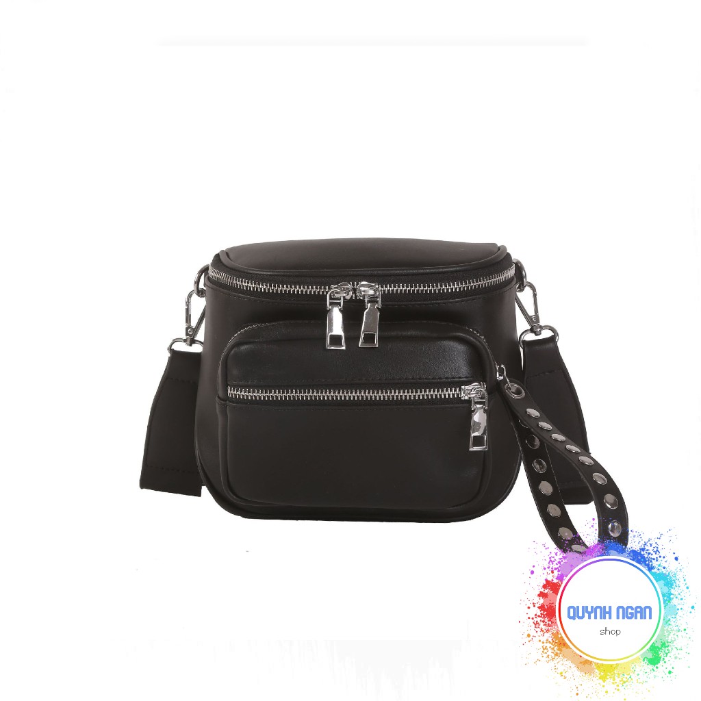 [FREESHIP ĐƠN 50K] Túi nữ đeo chéo da PU hình hộp có nhiều ngăn