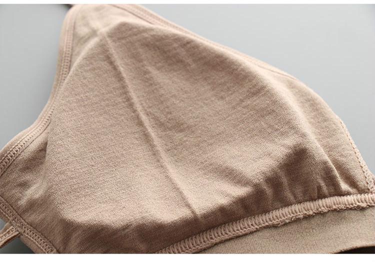 Áo lót Seamless Cotton Bra Wireless Young Girl Breast Pad Push Up Bralette Sports Bra Underwear Women Sexy Lingerie Girls Tops