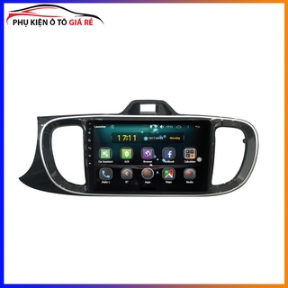 Mặt dưỡng kèm dây nguồn zin lắp màn hình Android cho xe KIA SOLUTO