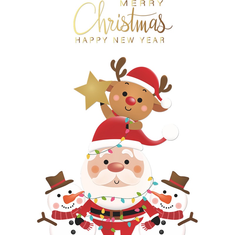 Nhãn dán tường tự dính họa tiết ông già noel người tuyết hoạt hình sáng tạo trang trí Giáng sinh cho nhà cửa