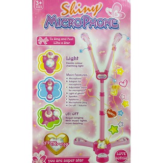 Micro cây đứng (bộ 2 micro) - shiny micophone