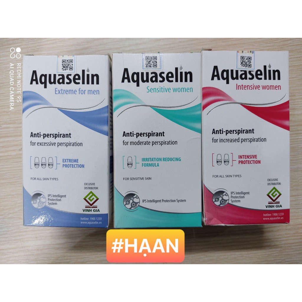 AQUASELIN NỮ - MUA 2 CHAI 50ML TẠNG 1 CHAI 20 ML Lăn nách, khử mùi dành cho nữ đến từ BA LAN | BigBuy360 - bigbuy360.vn