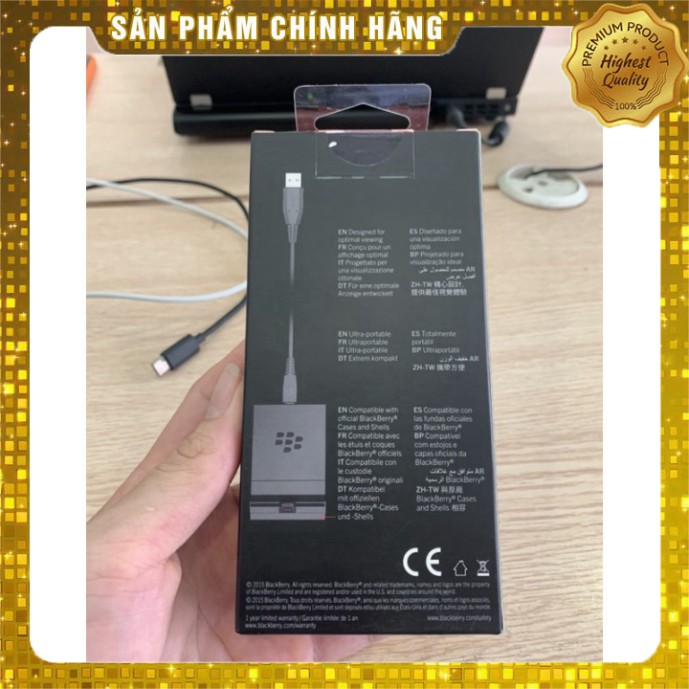 Dock Sạc Blackberry Passport Silver Q20 Q30 New Seal Box