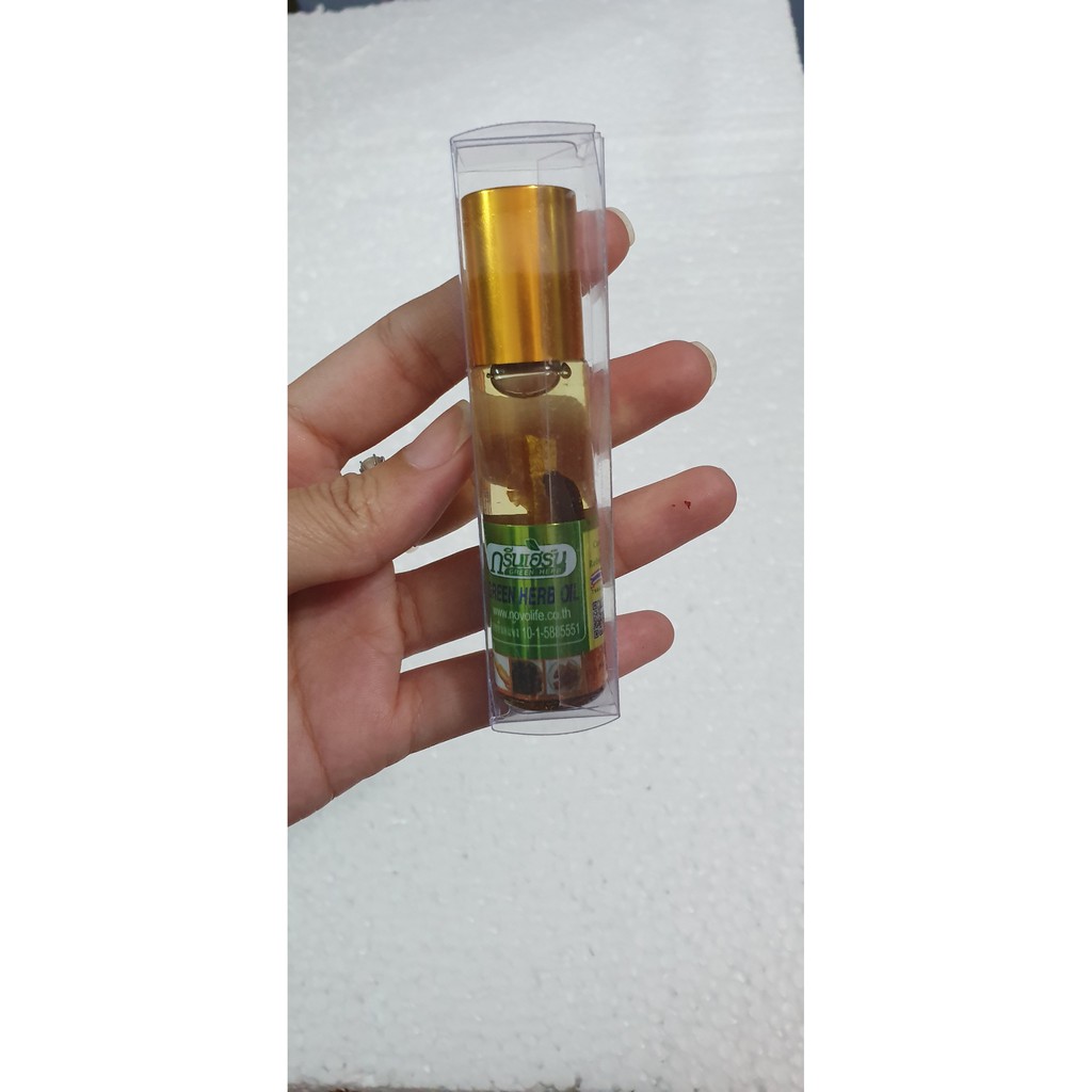Dầu Lăn Sâm Thái Ginseng Green Herb Oil Thái Lan