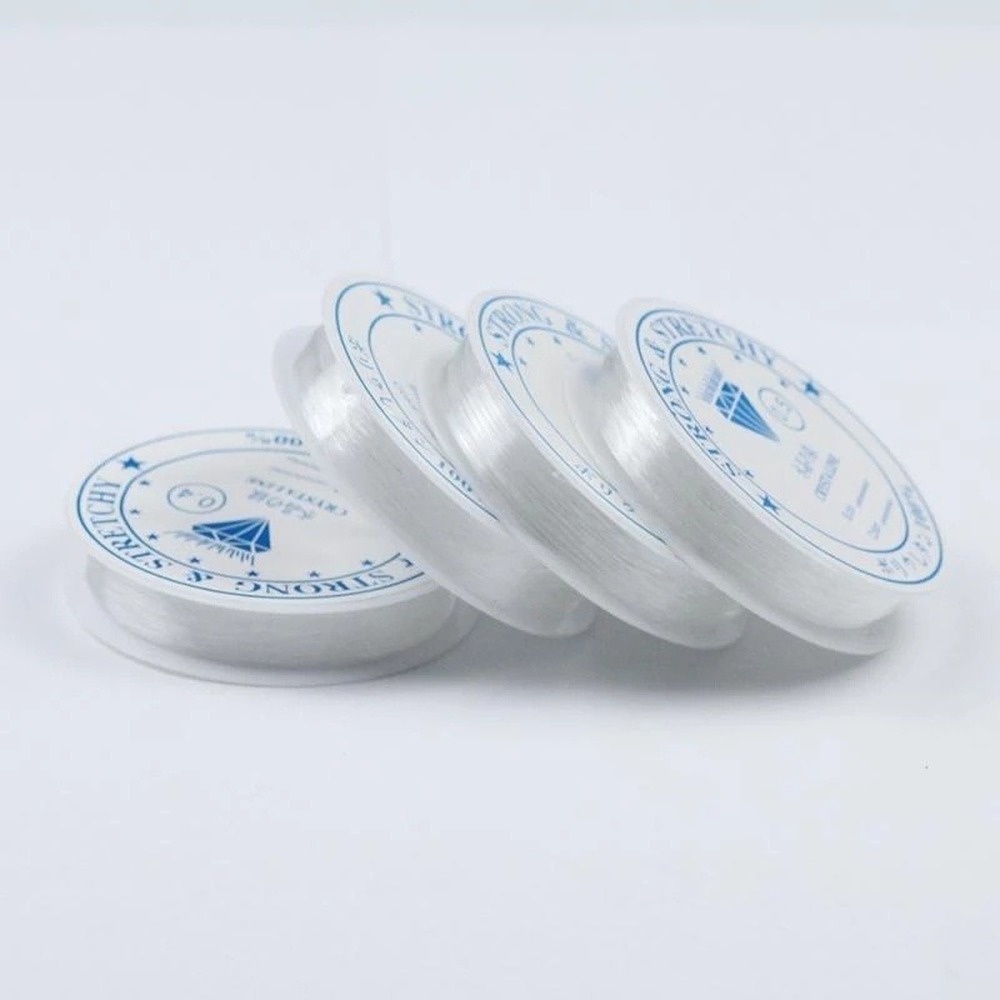 Cuộn Dây Co Giãn Trong Suốt 0.4-1.2mm Tự Làm Trang Sức Tiện Lợi