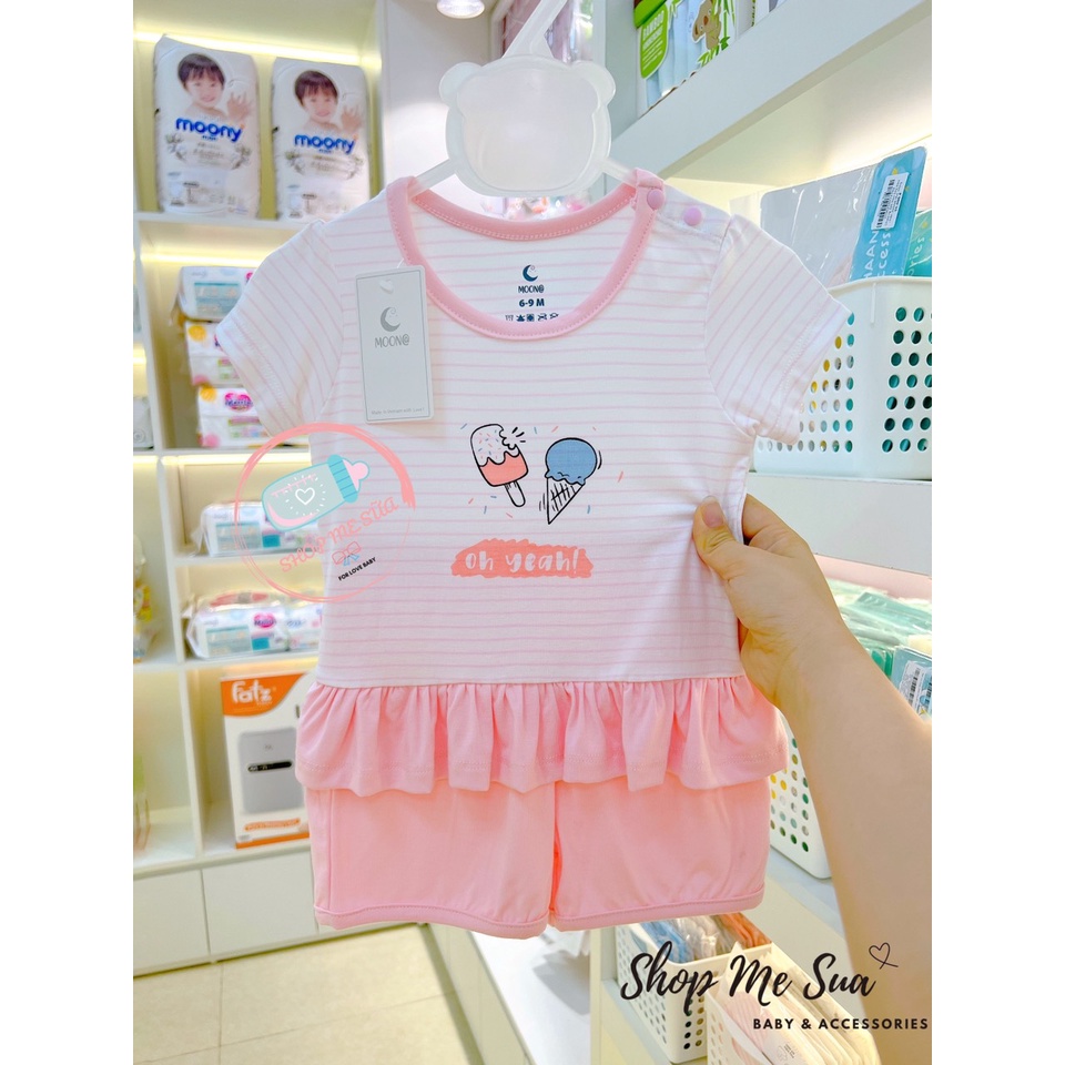 MOON bộ cộc tay petit cho bé trai và gái từ 6 tháng đến 3 tuổi